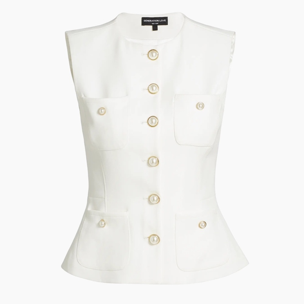 Generation Love Susanna Stretch Crepe Vest